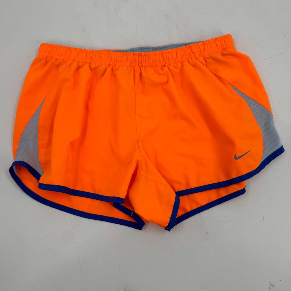 Nike Women's Orange Athletic‎ Running Shorts L 573728-821